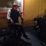 Mick in the studio